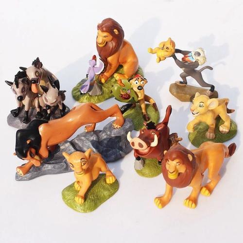 le roi lion 9 figurines disney - figurine