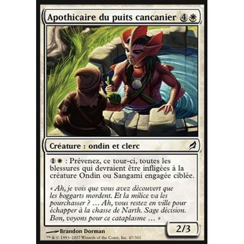 Apothicaire Du Puits Cancanier - Foil Premium - Lorwyn - Magic Mtg