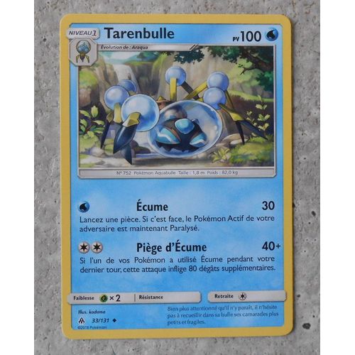 Carte Pokemon Française Tarenbulle 33/ 131 Lumière Interdite