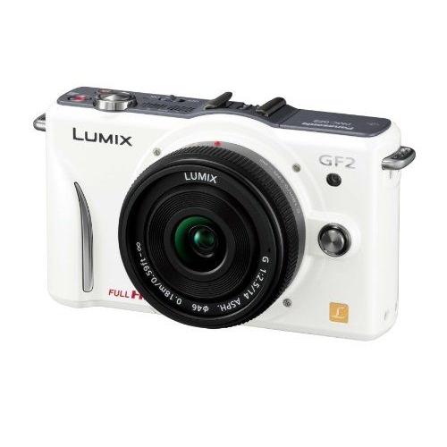 Panasonic appareil photo reflex numérique kit de lentille GF2 (14mm / F2.5 objectif Pancake inclus) complète haute définition film SLR coquille blanche DMC-GF2 CW