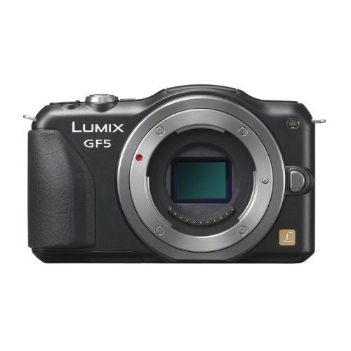 Panasonic caméra mirrorless mono-objectif LUMIX GF5 corps 12.1 millions de pixels Esprit Noir DMC-GF5-K