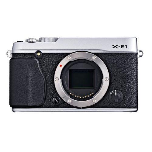 FUJIFILM sans miroir reflex mono-objectif X-E1 corps 16,3 millions de pixels Argent FX-X-E1