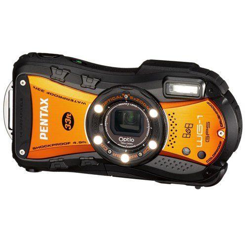 PENTAX appareil photo numérique étanche Optio WG-1 GPS brillant orange environ 14 millions de pixels 10m étanche OPTIOWG-1GPSOR