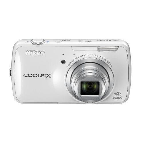 Nikon COOLPIX S800c appareil photo numérique Android équipé d'un zoom optique 10X blanc S800CWH