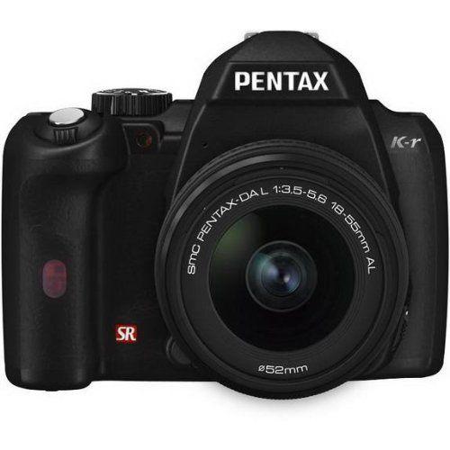 appareil photo reflex mono-objectif kit d'objectif numérique PENTAX Kr K-RLK noir BK
