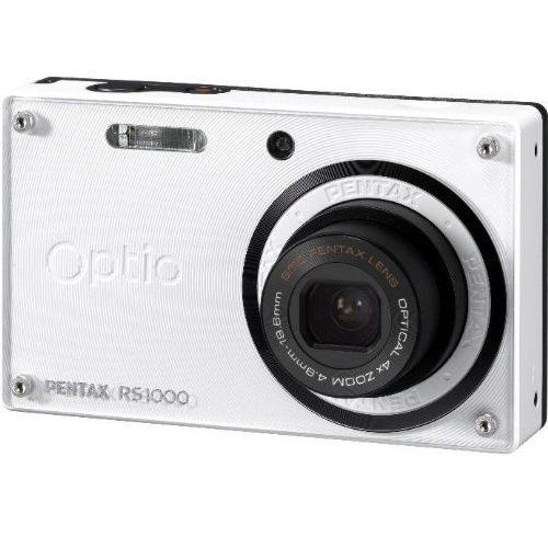 appareil photo numérique PENTAX Optio RS1000 blanc 14 millions de pixels 27.5mm optique 4x dress-up appareil photo numérique OptioRS1000WHOPTIORS1000WH