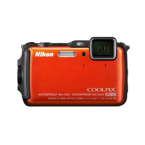 Nikon AW120 appareil photo numérique étanche 16 millions de pixels soleil orange AW120OR