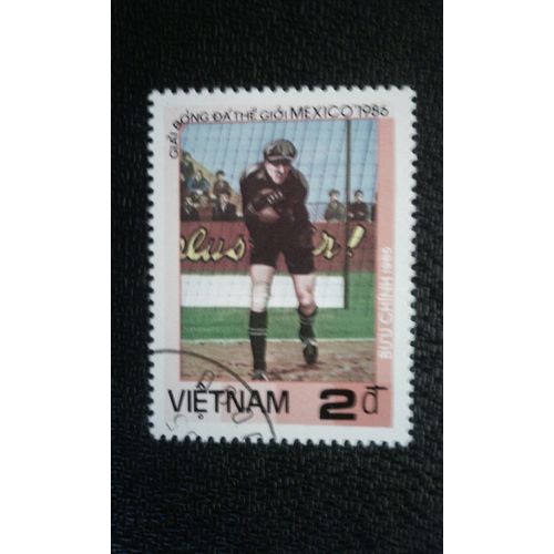 Timbre Vietnam Yt 647 Coupe Du Monde Fifa 1986 - Mexique 1985