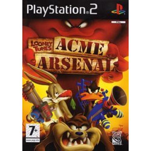 Lot - Looney Tunes - Acme Arsenal - Sur Ps2 - Playstation 2 + 1 Jeu Pc Neuf (Voir Photos)