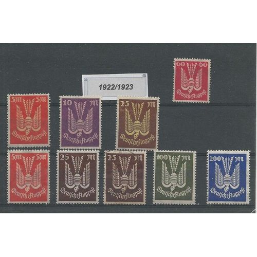Allemagne - Serie Poste Aerienne - 1922/1923. Ref. 5.
