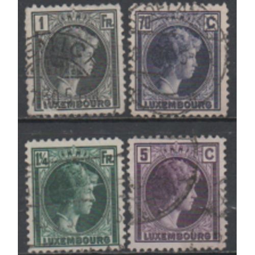 Luxembourg: Lot De 4 Timbres De La Même Série .