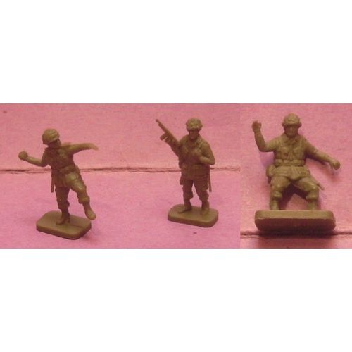 Airfix Ref: 01751 - Parachutistes Américains / U.S Paratroopers W.W. I I - Ho-Oo Scale/ 1/76 - 1975