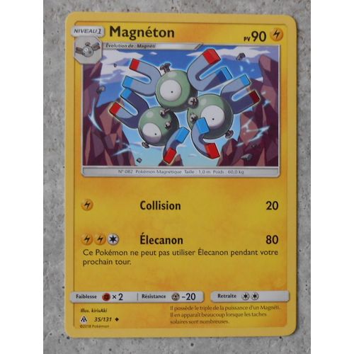 Carte Pokemon Française Magneton 35/ 131 Lumière Interdite