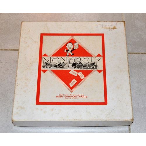 Ancien Monopoly  - Modèle Déposé, Breveté Sgdg - Brevet Déposé Nº 3796-36 - Édition De 1947.