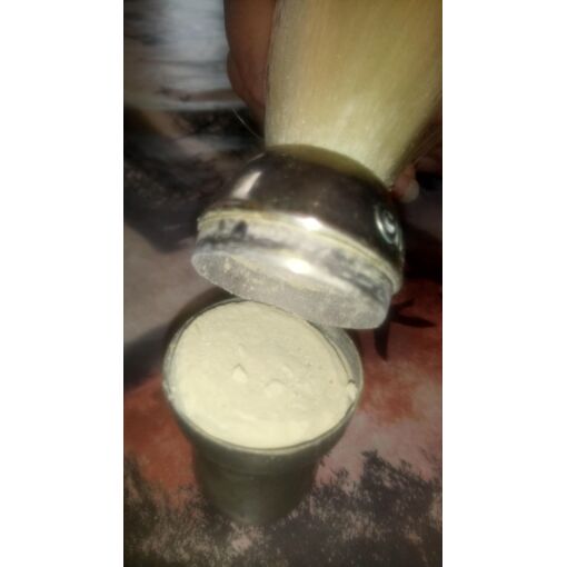 Brosse à Raser Ancienne (blaireau) GIBBS En Bakélite Beige - Occasion