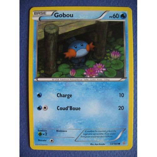 Carte Pokemon - Gobou - 33/160 - Xy - Primo Choc - 2014 - Sc