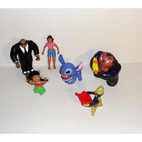 Lilo Et Stitch Disney Lot 6 Figurine Mac Donalds 2002