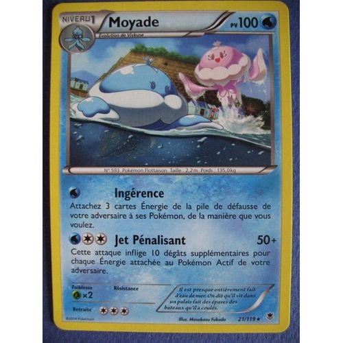 Carte Pokemon - Moyade - 21/119 - Xy - Vigueur Spectrale - 2014 - Scb