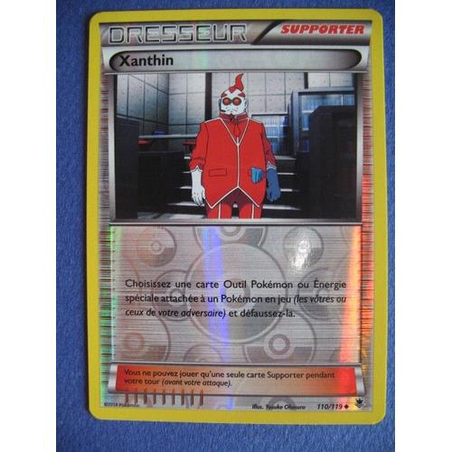 Carte Pokemon - Dresseur - Xanthin - 110/119 - Xy - Vigueur Spectrale - 2014 - Scb - Brillante