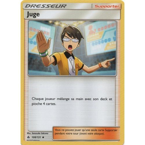 SL06:Lumière Interdite Juge Reverse 108/131 Carte Pokemon Neuve Française 