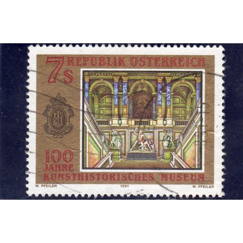 Timbre-Poste DAutriche (Centenaire Du Musée Artistique)