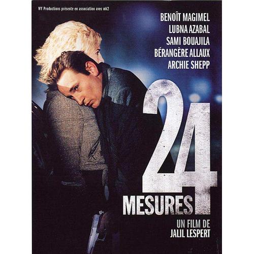 24 Mesures - Véritable Affiche De Cinéma Pliée- Format 40x60 Cm - De Jalil Lespert Avec Lubna Azabal, Benoît Magimel, Sami Bouajila, Bérangère Allaux, Archie Shepp, Steve Mac Graven -2007