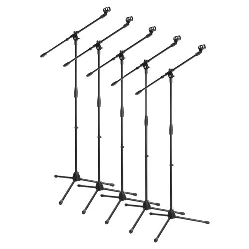 5x Lot McGrey MBS-01 Stand de Microphone avec Perche et Pince à Micro