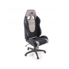 Chaise De Bureau Racecar Noir/Gris