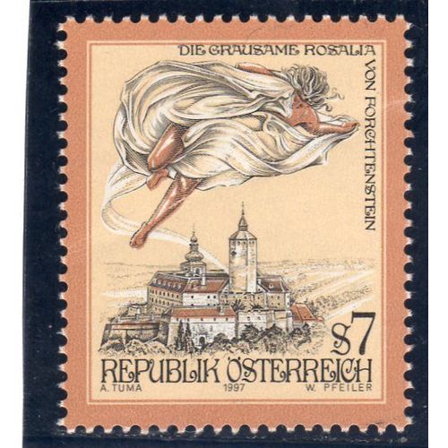 Timbre-Poste DAutriche (Conte Et Légende. La Cruelle Rosalie De Forchtenstein)