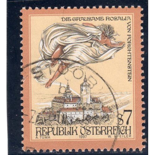Timbre-Poste DAutriche (Conte Et Légende. La Cruelle Rosalie De Forchtenstein)
