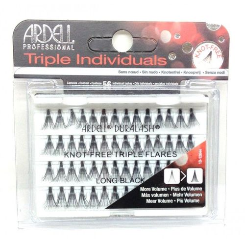 Ardell Pestañas Triple Individuals Long Black 