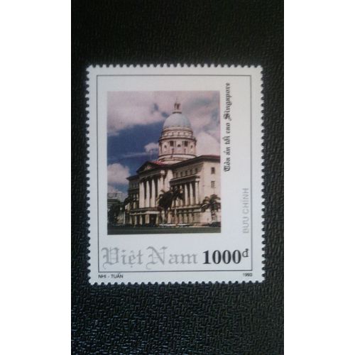 Timbre Vietnam Yt 1415 Cour Suprême - Singapour 1993
