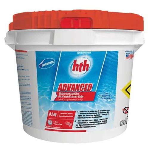 HTH Advanced - Galets de Chlore non stabilisé 8,2 kg