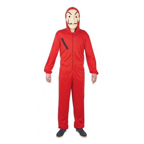 Déguisement De Braqueur Rouge Adulte - Taille S/M