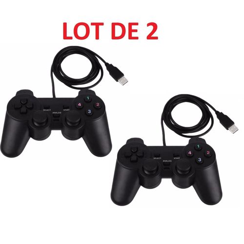 2 X Manette Analogique Pc Mac - Joypad Shock - 1,40 M