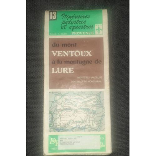 Carte Didier Richard 13 Du Mont Ventoux À La Montagne De Lure