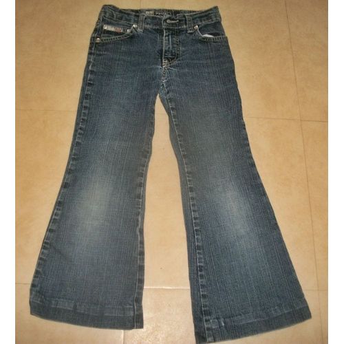 Jean Pantashop Bleu 7-8 Ans Maille Extensible
