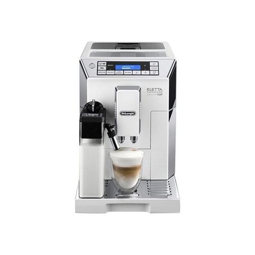 De'Longhi Eletta Cappuccino TOP ECAM 45.760.W - Machine à café automatique avec buse vapeur '"Cappuccino'" - 15 bar - blanc
