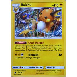 Carte Pokémon 41/147 Raichu 110 Pv - Holo