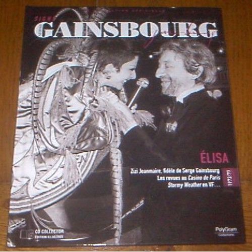 Collection Officielle Signé Serge Gainbourg " Elisa " Livre + Cd