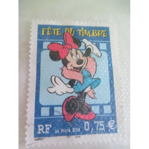 Timbre " Minnie " - Fête Du Timbre - 0,75 Euros