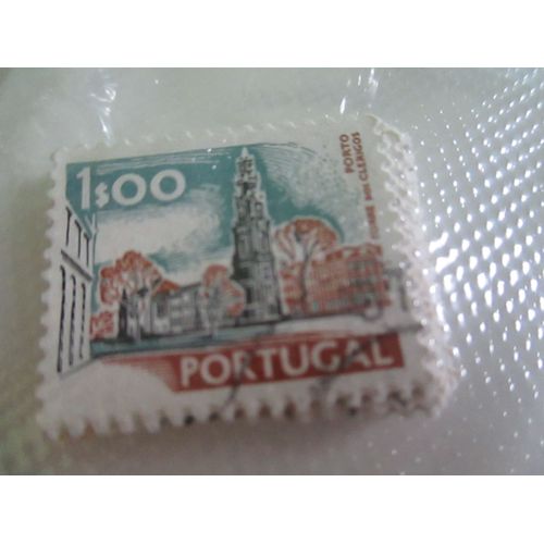 Timbre Portugais " Porto - Torre Dos Clerigos " - 1$00