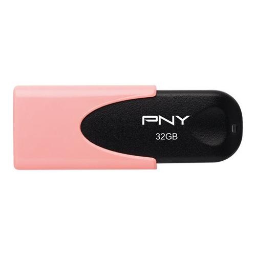 PNY Attaché 4 - Clé USB - 32 Go - USB 2.0 - corail pastel