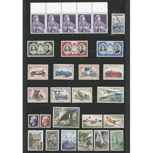 Monaco - Lot Timbres - Enveloppes - Cartes Postales . Ref. 2.