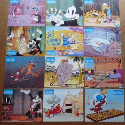 Mickey Donald Pluto Et Dingo En Vacances De Walt Disney - 11 Photographies D'exploitation En Couleur
