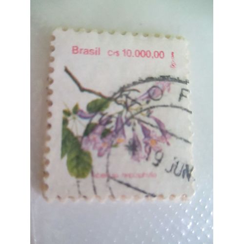 Timbre Brésilien " Tabebuia Haptaphvlia