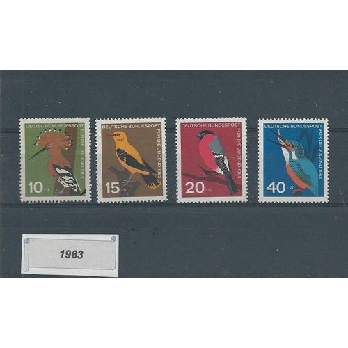Allemagne - 1962 - Au Profit De La Jeunesse - Oiseaux. Ref. 17.