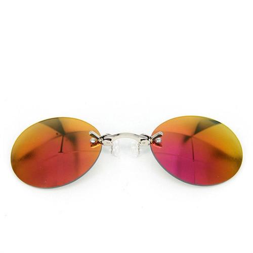 Lunettes De Soleil En Antarctique Pour Hommes Mini Lunettes De Soleil Rondes Vintage Lunettes De Soleil Sans Monture Matrix Morph192. Uv400 Nouvelle Mode