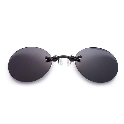 Lunettes De Soleil En Antarctique Pour Hommes Mini Lunettes De Soleil Rondes Vintage Lunettes De Soleil Sans Monture Matrix Morph192. Uv400 Nouvelle Mode