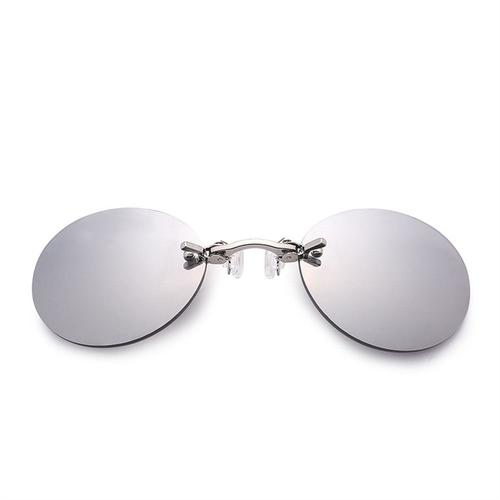 Lunettes De Soleil En Antarctique Pour Hommes Mini Lunettes De Soleil Rondes Vintage Lunettes De Soleil Sans Monture Matrix Morph192. Uv400 Nouvelle Mode